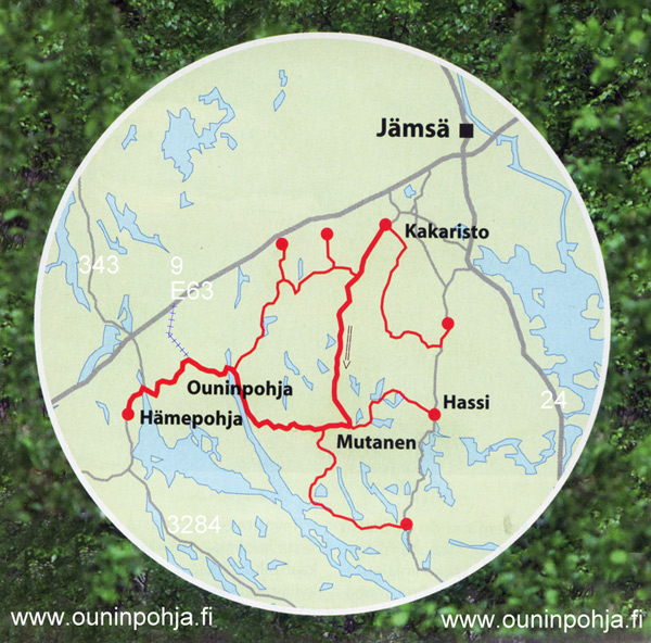 Ouninpohjan rallikartta